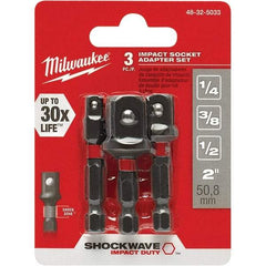 Milwaukee Tool - Power & Impact Screwdriver Bit Sets Point Type: Square Bit Type: Impact Socket Adapter - Benchmark Tooling