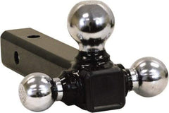 Buyers Products - 6,000, 7,500 & 10,000 Lb Capacity, 9-1/4" Long, 2" Shank, Triball Hitch Drawbar - Vehicle Class 3 & 4, 5/8" Ball Hole Diam, 1-7/8, 2 & 2-5/16" Ball Diam - Benchmark Tooling