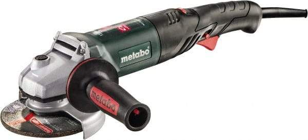 Metabo - 5" Wheel Diam, 11,000 RPM, Corded Angle & Disc Grinder - 5/8-11 Spindle, 120 Volts, 13.2 Amps - Benchmark Tooling