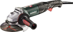 Metabo - 6" Wheel Diam, 9,600 RPM, Corded Angle & Disc Grinder - 5/8-11 Spindle, 120 Volts, 13.2 Amps - Benchmark Tooling