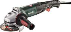 Metabo - 5" Wheel Diam, 11,000 RPM, Corded Angle & Disc Grinder - 5/8-11 Spindle, 120 Volts, 10.2 Amps - Benchmark Tooling