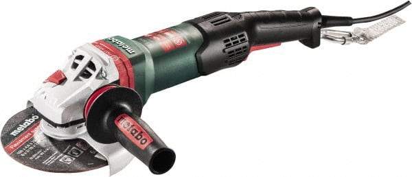 Metabo - 6" Wheel Diam, 9,600 RPM, Corded Angle & Disc Grinder - 5/8-11 Spindle, 120 Volts, 14.5 Amps - Benchmark Tooling