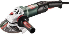 Metabo - 6" Wheel Diam, 9,600 RPM, Corded Angle & Disc Grinder - 5/8-11 Spindle, 120 Volts, 14.6 Amps - Benchmark Tooling