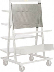 Little Giant - Pegboard Tool Rack - Use with Little Giant Adjustable Tray A-Frame Shelf Trucks - Benchmark Tooling