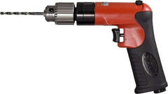 Sioux Tools - 1/4" Reversible Keyed Chuck - Pistol Grip Handle, 1,800 RPM, 12 LPS, 0.5 hp, 90 psi - Benchmark Tooling