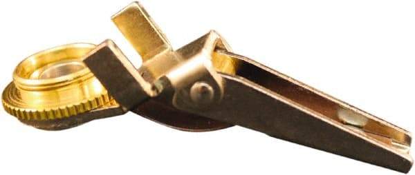 Milton - 150 Max psi Closed Check Brass Air Chuck - Clip On Chuck, Lock-On - Benchmark Tooling