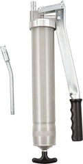 Umeta - Rigid Lever Grease Gun - 16 oz Capacity, 1/8 Thread Outlet, 17 Strokes per oz, Cartridge & Suction Fill - Benchmark Tooling