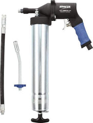 Umeta - Flexible & Rigid Air-Operated Grease Gun - 16 oz Capacity, 1/8 Thread Outlet, Cartridge & Suction Fill - Benchmark Tooling