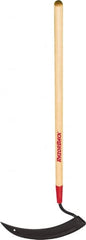 Razor-Back - Handheld Grass Hook - 36" Hardwood Handle, 13" High x 12" Wide Steel Blade, 38" OAL - Benchmark Tooling