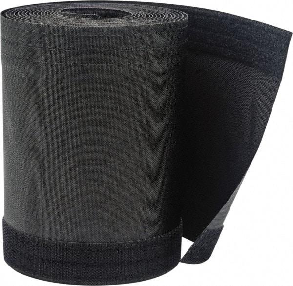 Atlantex - 5" ID Black Abrasion Sleeve for Hoses - 25' Long, -65 to 225°F - Benchmark Tooling