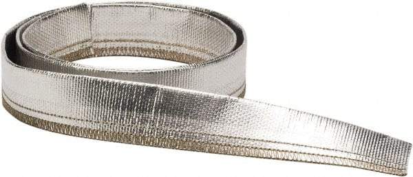 Atlantex - 2" ID Silver Radiant Heat Shield for Hoses - 25' Long, -40 to 425°F - Benchmark Tooling