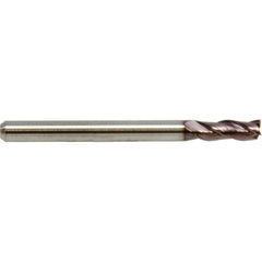 ‎7/64? Dia. × 1/8? Shank x .1640? DOC × 2-1/2? OAL, Carbide, ALtima® 52, 3 Flute, Straight, Square, Solid End Mill - Exact Industrial Supply