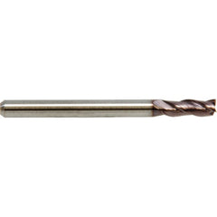 ‎1/16? Dia. × 1/8? Shank x .0940? DOC × 1-1/2? OAL, Carbide, ALtima® 52, 3 Flute, Straight, Square, Solid End Mill - Exact Industrial Supply