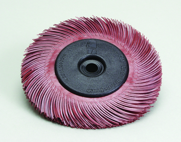 6 x 1" - 220 Grit - Ceramic - Radial Bristle Brush - Benchmark Tooling