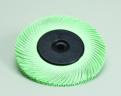 6 x 1" - 1 Micron Grit - Ceramic - Radial Bristle Brush - Benchmark Tooling