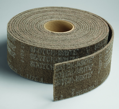 4'' x 30 ft. - Grade A Medium Grit - Scotch-Brite Cut & Polish Non Woven Abrasive Roll - Benchmark Tooling