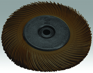 6 x 1' - 80 Grit - Ceramic - Radial Bristle Brush - Benchmark Tooling