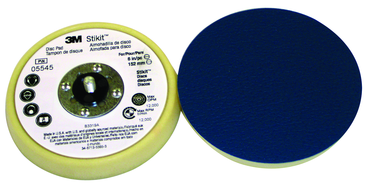 5 x 3/8" - 5/16-24 External Stikit(TM) Low Profile Disc Pad - Benchmark Tooling