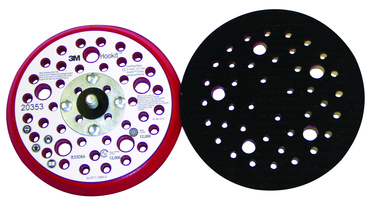 5 x 3/8" - 5/16-24 External Hookit(TM) Clean Sanding Low Profile Disc Pad - Benchmark Tooling