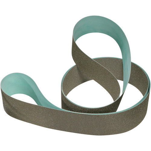 3M Flexible Diamond Belt 6451J M250 Type G Pattern 21 Green 1/2″ × 18″ - Exact Industrial Supply