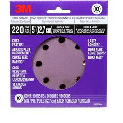 ‎3M Pro Grade Sanding Discs 88525NA-9-B 5″ × 8 Hole 220 grit - Exact Industrial Supply