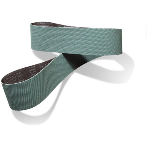 3M Trizact Cloth Belt 363FC A160 YF-weight 4″ × 132″ Film-lok Full-flex - Exact Industrial Supply