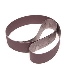 ‎3M Cloth Belt 341D P320 X-weight 2-1/2″ × 60″ Film-lok Single-flex - Exact Industrial Supply