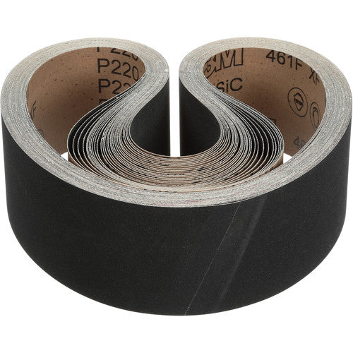 3M Cloth Belt 461F P80 YF-weight 4″ × 106″ Film-lok Single-flex - Exact Industrial Supply