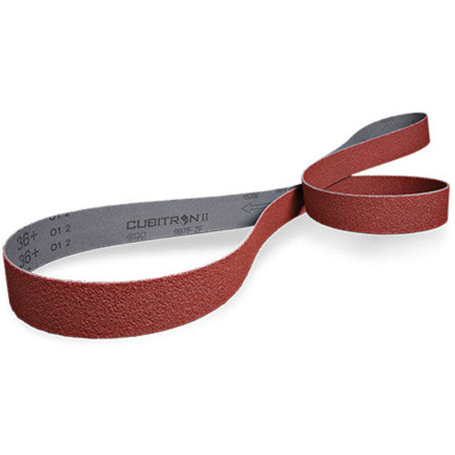 ‎3M Cubitron II Cloth Belt 997F 36+ ZF-weight 1-3/8″ × 142″ - Exact Industrial Supply