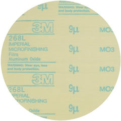 ‎3M Hookit Microfinishing Film Disc 268L 60 Mic Type D 11-1/4″ x NH Die 1125E - Exact Industrial Supply