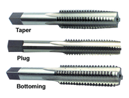 3 Piece M24x3.00 D8 4-Flute HSS Hand Tap Set (Taper, Plug, Bottoming) - Benchmark Tooling