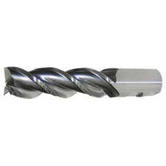 ‎1/2″ × 1/2″ × 3″ × 5″ RHS / RHC HSS-E (PM) Powder Metal High Helix Finishing End Mill-3F SE CC - TiCN - Exact Industrial Supply