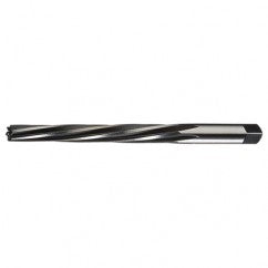#9 LHS / RHC HSS Straight Shank Helical Flute Taper Pin Reamer - Bright - Benchmark Tooling