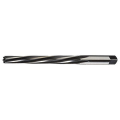 #2/0 LHS / RHC HSS Straight Shank Helical Flute Taper Pin Reamer - Bright - Exact Industrial Supply