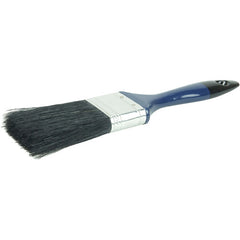 2″ Varnish Brush, Black China Bristle Fill, 3″ Trim Length, Blue Foam Handle - Benchmark Tooling