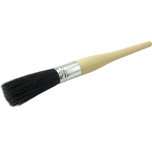 #8 15/16″ Oval Sash Brush, Black China Bristle, 3″ Trim Length, Plain Foam Handle - Benchmark Tooling