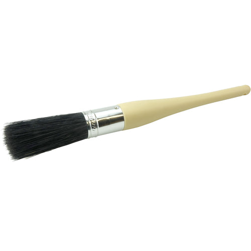 #101-1/16″ Oval Sash Brush, Black China Bristle, 3″ Trim Length, Plain Foam Handle - Benchmark Tooling