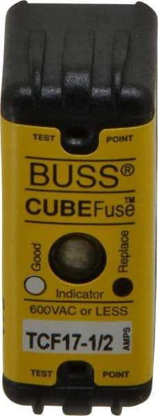 Cooper Bussmann - 300 VDC, 600 VAC, 17.5 Amp, Time Delay General Purpose Fuse - Plug-in Mount, 1-7/8" OAL, 100 at DC, 200 (CSA RMS), 300 (UL RMS) kA Rating - Benchmark Tooling