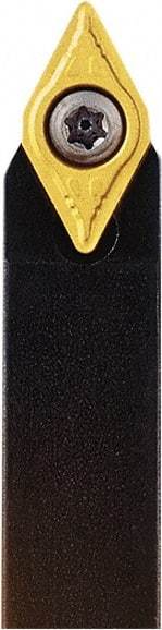 Seco - SDNC, Neutral Cut, 62.5° Lead Angle, 20mm Shank Height x 20mm Shank Width, Neutral Rake Indexable Turning Toolholder - 125mm OAL, DCMT 1504.. Insert Compatibility, Series Screw Lock - Benchmark Tooling