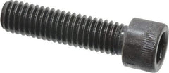 Made in USA - 3/8-16 UNC Hex Socket Drive, Socket Cap Screw - Alloy Steel, Black Oxide Finish, Fully Threaded, 1-1/2" Length Under Head - Benchmark Tooling