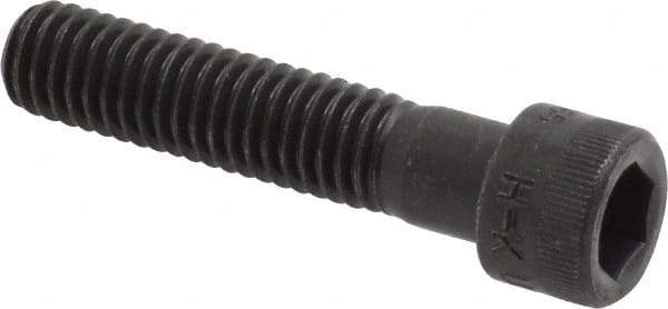 Made in USA - 3/8-16 UNC Hex Socket Drive, Socket Cap Screw - Alloy Steel, Black Oxide Finish, Fully Threaded, 1-3/4" Length Under Head - Benchmark Tooling