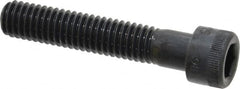 Made in USA - 3/8-16 UNC Hex Socket Drive, Socket Cap Screw - Alloy Steel, Black Oxide Finish, Partially Threaded, 2" Length Under Head - Benchmark Tooling