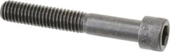 Made in USA - 3/8-16 UNC Hex Socket Drive, Socket Cap Screw - Alloy Steel, Black Oxide Finish, Partially Threaded, 2-1/2" Length Under Head - Benchmark Tooling