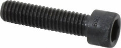 Made in USA - 7/16-14 UNC Hex Socket Drive, Socket Cap Screw - Alloy Steel, Black Oxide Finish, Fully Threaded, 1-3/4" Length Under Head - Benchmark Tooling