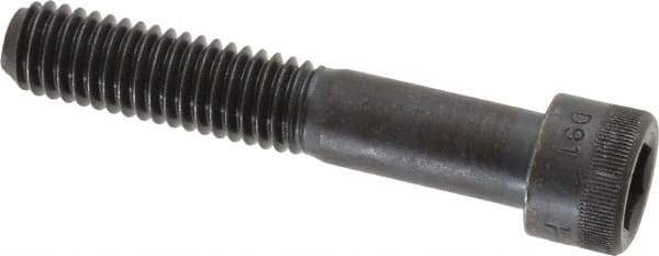 Made in USA - 7/16-14 UNC Hex Socket Drive, Socket Cap Screw - Alloy Steel, Black Oxide Finish, Partially Threaded, 2-1/2" Length Under Head - Benchmark Tooling