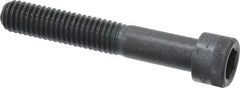 Made in USA - 7/16-14 UNC Hex Socket Drive, Socket Cap Screw - Alloy Steel, Black Oxide Finish, Partially Threaded, 2-3/4" Length Under Head - Benchmark Tooling