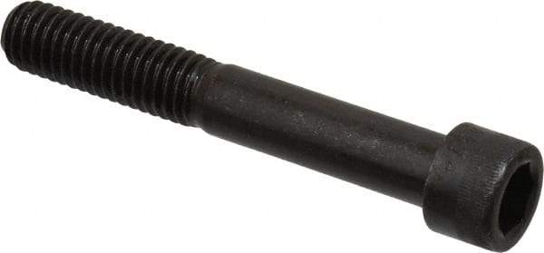 Made in USA - 7/16-14 UNC Hex Socket Drive, Socket Cap Screw - Alloy Steel, Black Oxide Finish, Partially Threaded, 3" Length Under Head - Benchmark Tooling