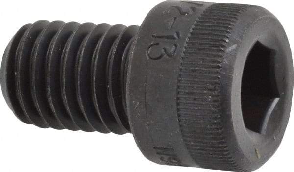 Made in USA - 1/2-13 UNC Hex Socket Drive, Socket Cap Screw - Alloy Steel, Black Oxide Finish, Fully Threaded, 3/4" Length Under Head - Benchmark Tooling