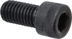 Made in USA - 1/2-13 UNC Hex Socket Drive, Socket Cap Screw - Alloy Steel, Black Oxide Finish, Fully Threaded, 1" Length Under Head - Benchmark Tooling