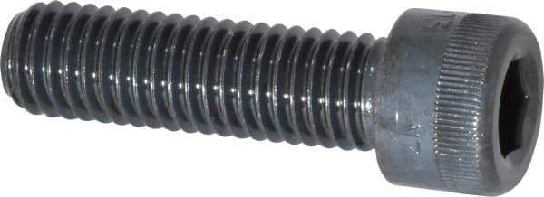 Made in USA - 1/2-13 UNC Hex Socket Drive, Socket Cap Screw - Alloy Steel, Black Oxide Finish, Fully Threaded, 1-3/4" Length Under Head - Benchmark Tooling